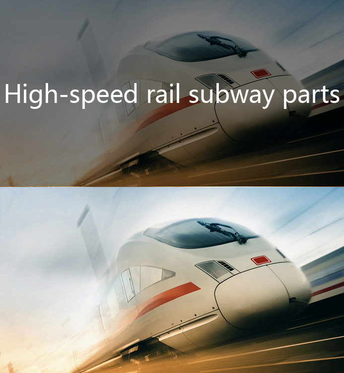 High-speed rail subway parts